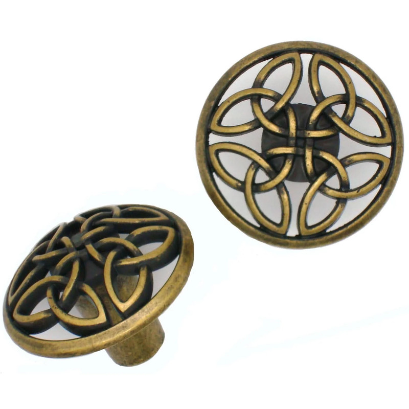 Celtic Knob,  Brass Oxide